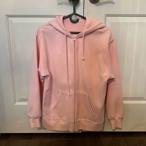 tna cozy fleece boyfriend zip up